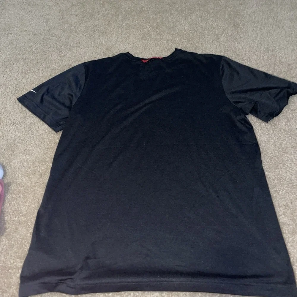 Nike NFL Onfield Atlanta Falcons Dri-FIT Black Short Sleeve T-Shirt Mens Medium